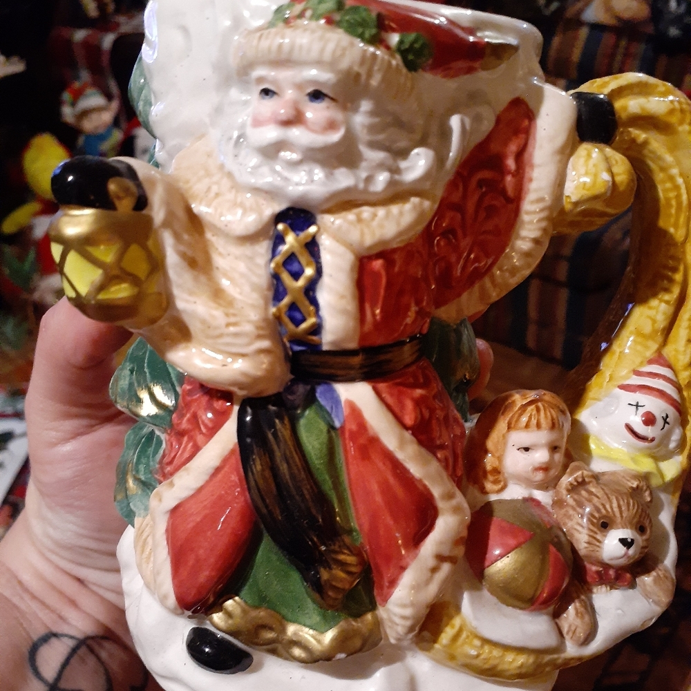 Fitz and Floyd Santa Mug